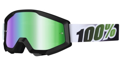 GAFAS 100% STRATA MOD. BLACK LIME ESPEJO